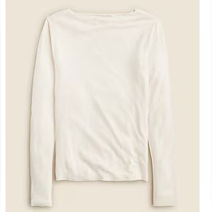 J crew Collection sheer wool-blend long-sleeve T-shirt NWT
